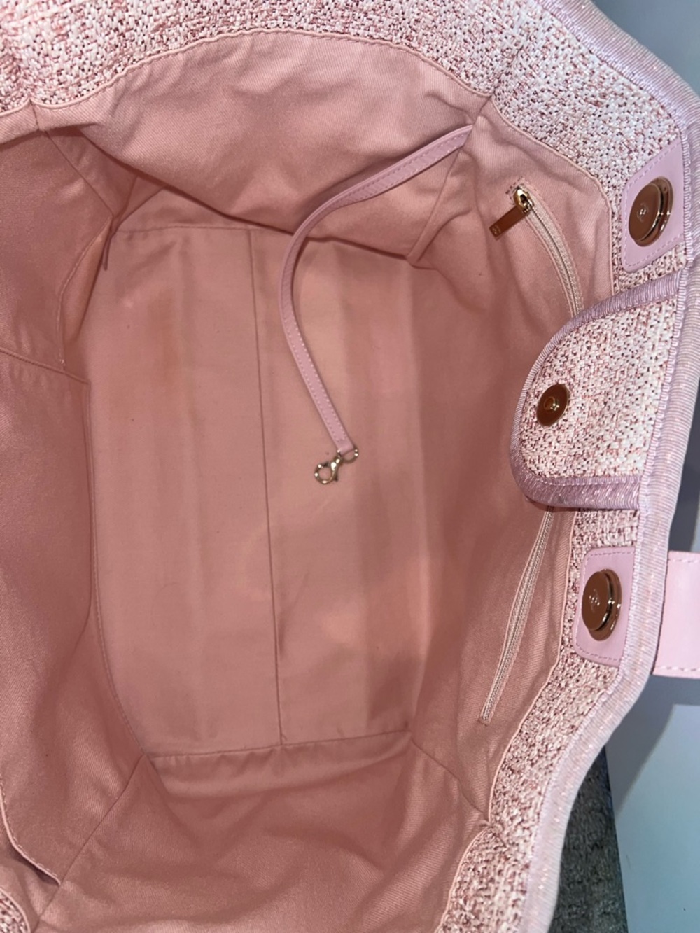 Chanel pink deauville with top handle tote bag - Picture 11 of 12
